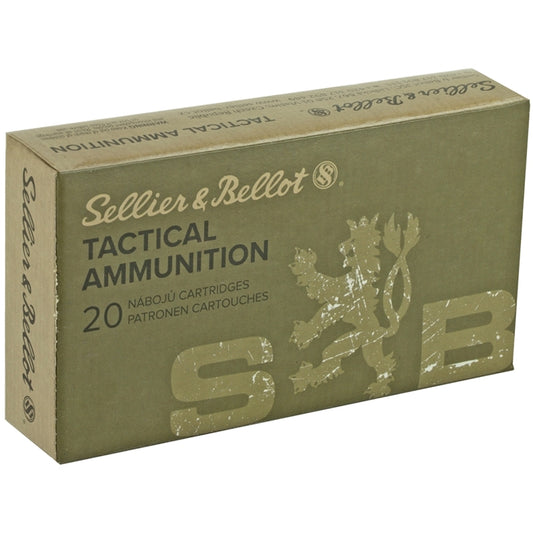 Sellier & Bellot 308 Winchester Ammo 147 Grain Full Metal Jacket