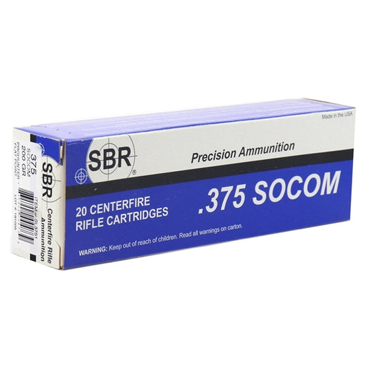 SBR 375 SOCOM Ammo 250 Grain Barnes TTSX