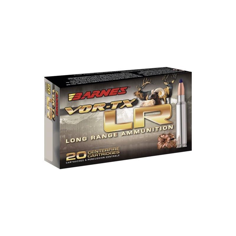 Barnes VOR-TX Long Range 6mm Creedmoor Ammo 95 Grain Polymer Tipped Boat Tail Lead-Free