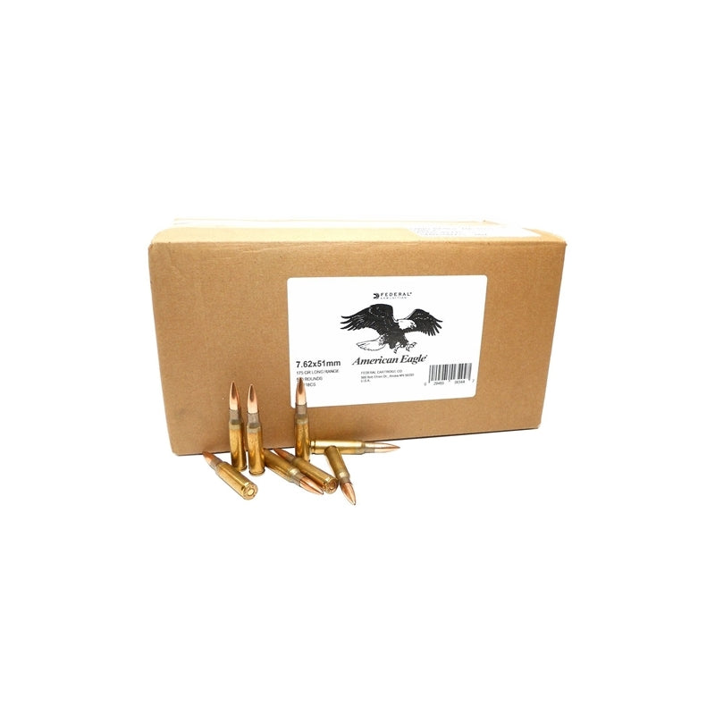 Federal Lake City 7.62x51mm M118LR Ammo 175 Grain Long Range OTM 500 Rounds