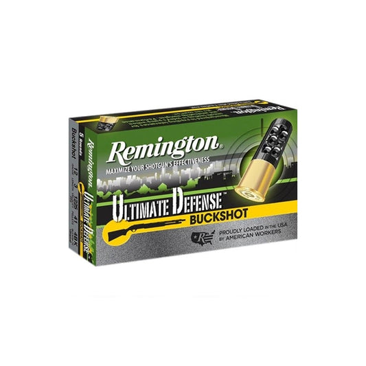 Remington Ultimate Defense 12 Gauge Ammo 3" #4 Buck 41 Pellets