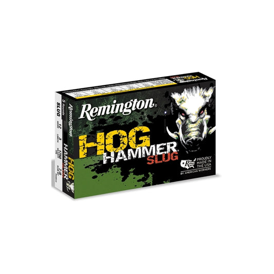 Remington Hog Hammer 12 Gauge Ammo 3" 7/8oz Rifled Lead Slugs