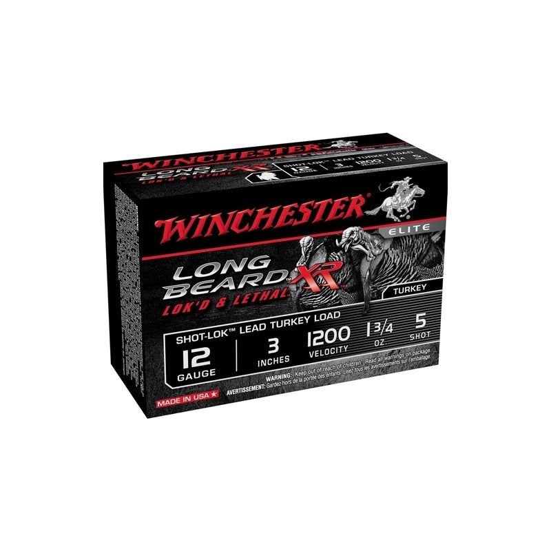 Winchester Long Beard XR 12 Gauge 3" 1.75oz. #5 Lead Shot