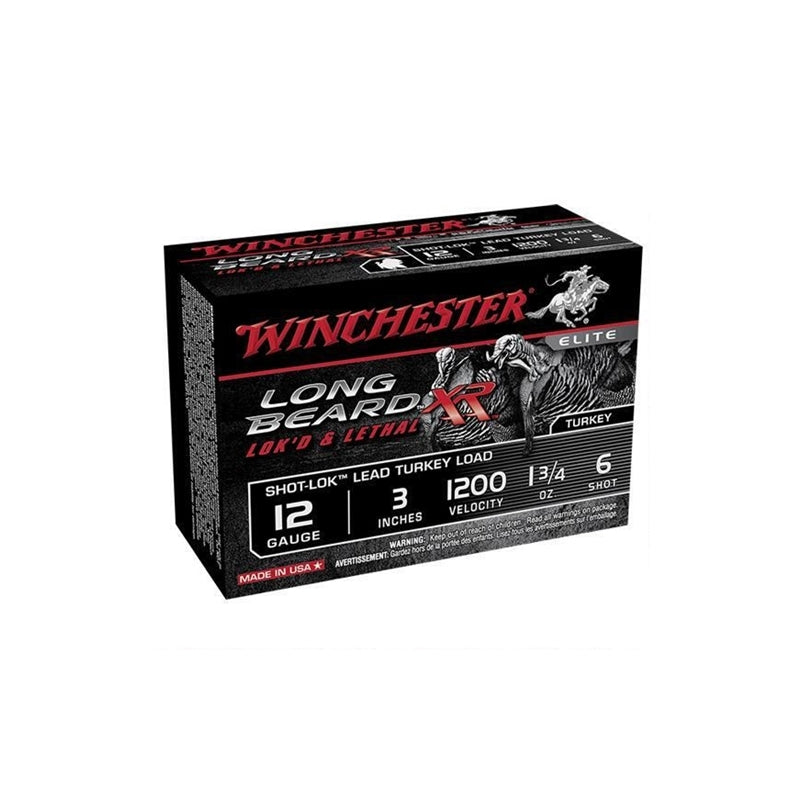 Winchester Long Beard XR 12 Gauge 3" 1.75oz. #6 Lead Shot