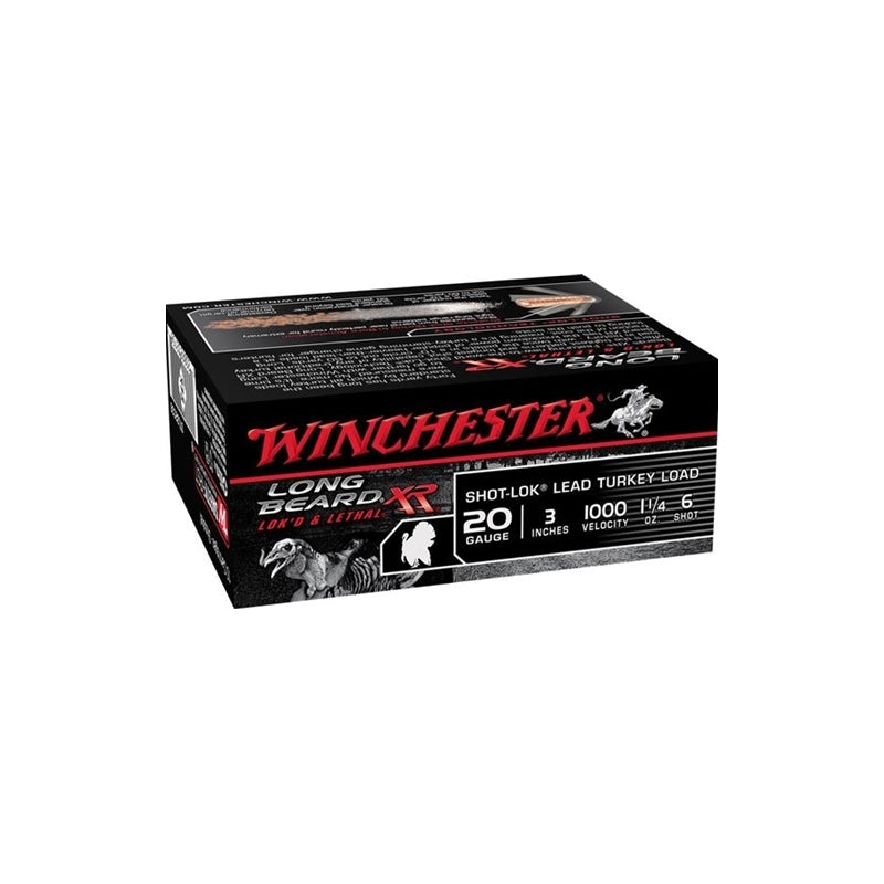 Winchester Long Beard XR 20 Gauge 3" 1 1/4oz. #6 Lead Shot