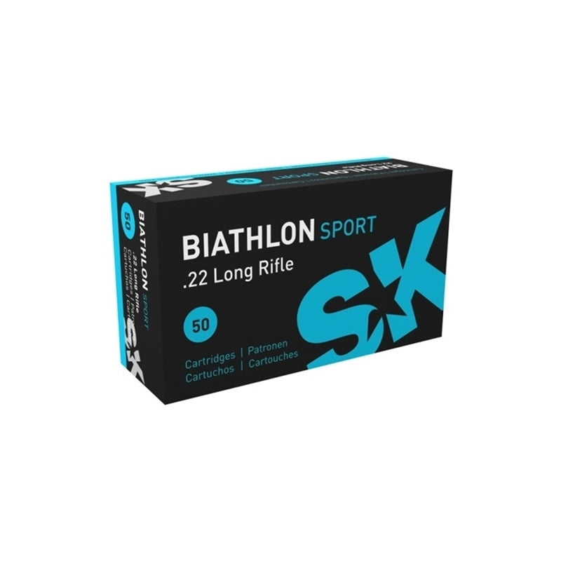 SK Biathlon Sport 22 Long Rifle Ammo 40 Grain Lead Round Nose