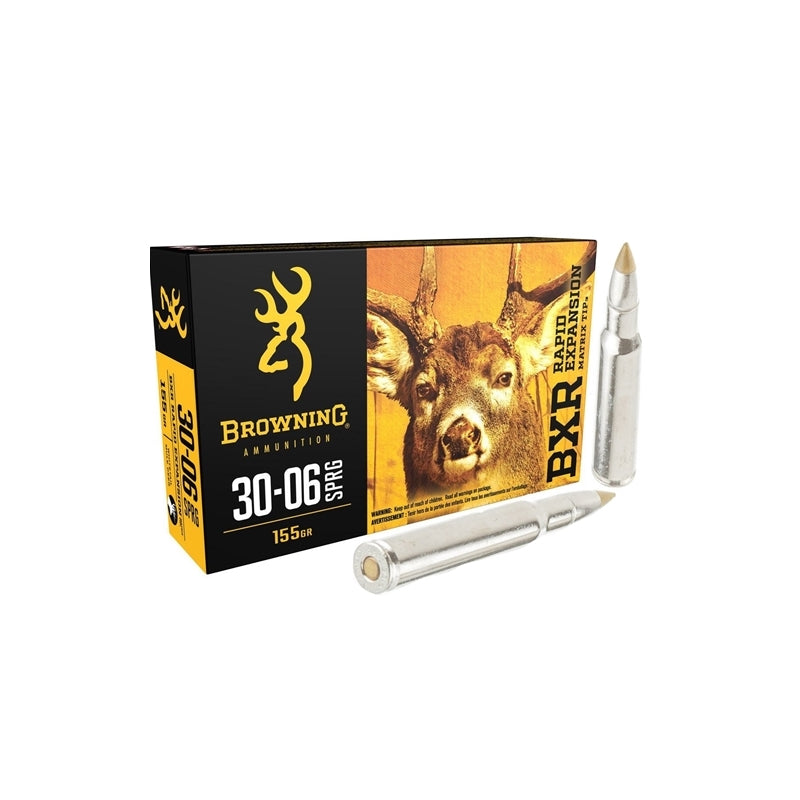 Browning BXR 30-06 Springfield Ammo 155 Grain Matrix Tip Polymer Tipped