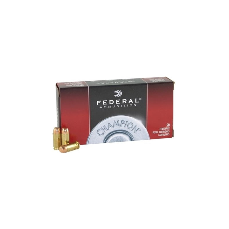 Federal Champion Target 40 S&W Ammo 180 Grain Full Metal Jacket