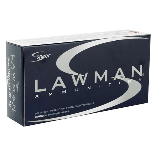 Speer Lawman 9mm Luger Ammo 124 Grain Total Metal Jacket