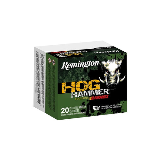 Remington Hog Hammer 10mm Auto Ammo 155 Grain Barnes XPB