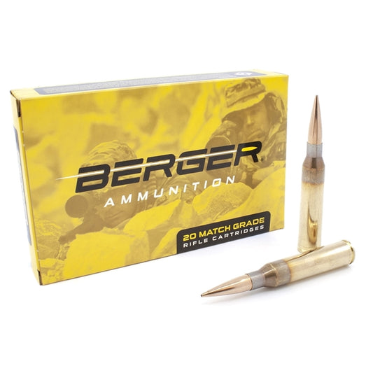 Berger Match Grade 338 Lapua Magnum Ammo 300 Grain Hybrid OTM Tactical