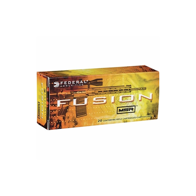 Federal Fusion MSR 338 Federal Ammo 185 Grain Soft Point