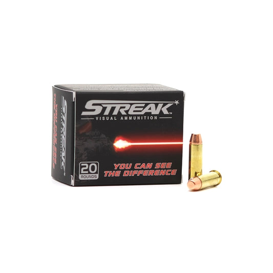 Ammo Inc Streak 38 Special Ammo 125 Grain Red Tracer