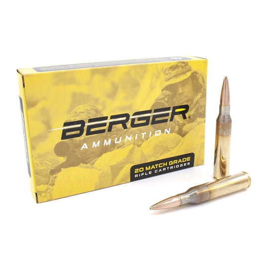 Berger Match Grade 338 Lapua Magnum Ammo 300 Grain Scenar OTM