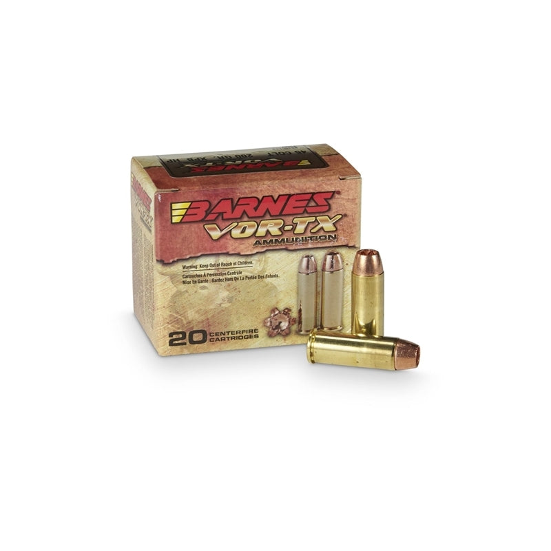 Barnes VOR-TX 45 Colt Ammo 200 Grain XPB Hollow Point Lead-Free