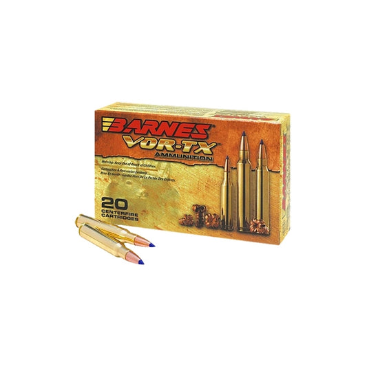 Barnes VOR-TX 7mm Remington Magnum Ammo 150 Grain Tipped TSX Bullet Boat Tail Lead-Free