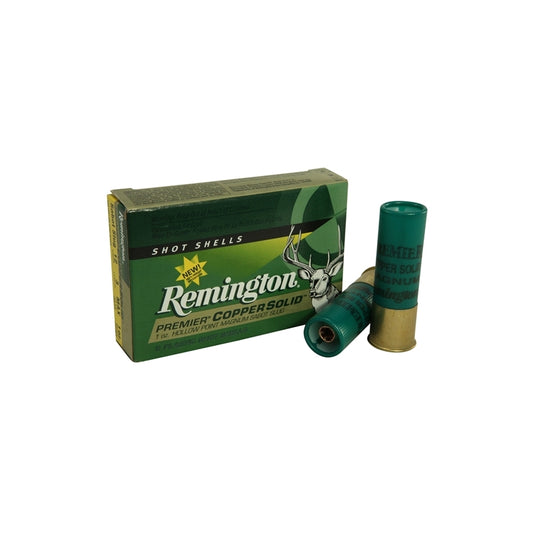 Remington Premier 12 Gauge Ammo 3" 1 oz Copper Solid Sabot Slug Lead-Free