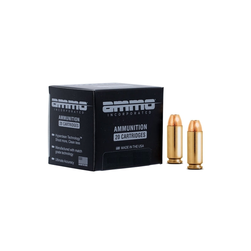 Ammo Inc 10mm Auto Ammo 180 Grain Jacketed Hollow Point Signature Line