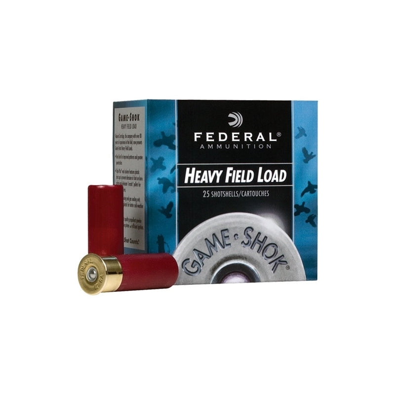 Federal Game-Shok Field Load 12 Gauge Ammo 2 3/4" 1 1/8 oz. #4 Bird Shot