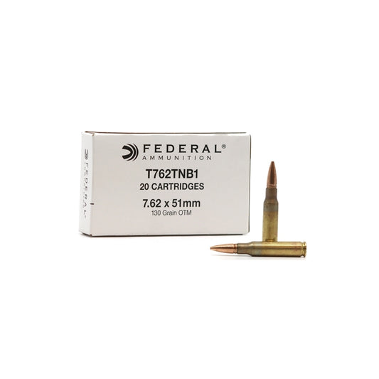 Federal Lake City 7.62x51 NATO MK319 MOD 0 Ammo 130 Grain  SOST Open Tip Match