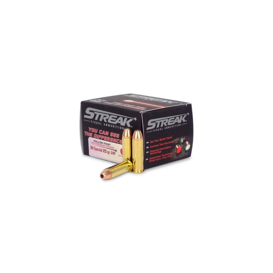 Ammo Inc Streak 38 Special Ammo 125 Grain JHP Tracer