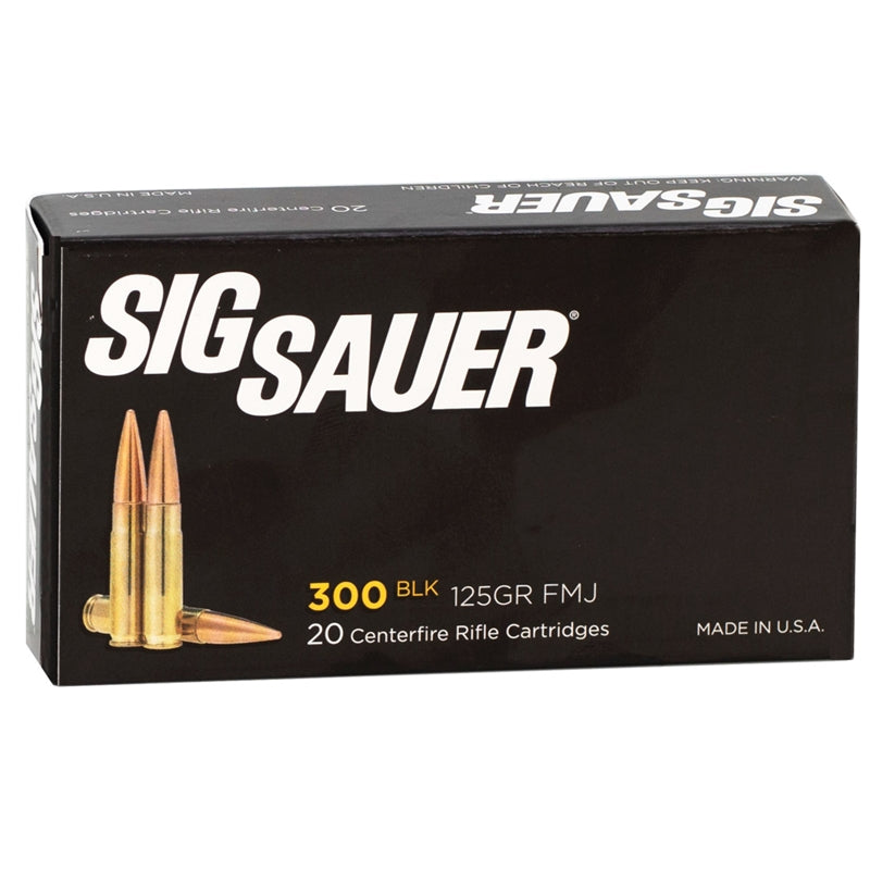 Sig Sauer Elite Performance 300 AAC Blackout 125 Grain FMJ Supersonic