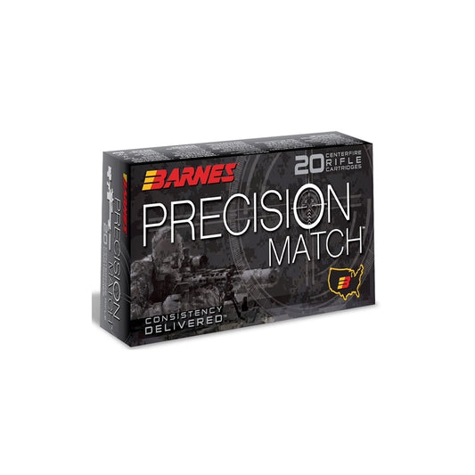 Barnes Precision Match 6.5 PRC Ammo 145 Grain Match Burner OTM BT