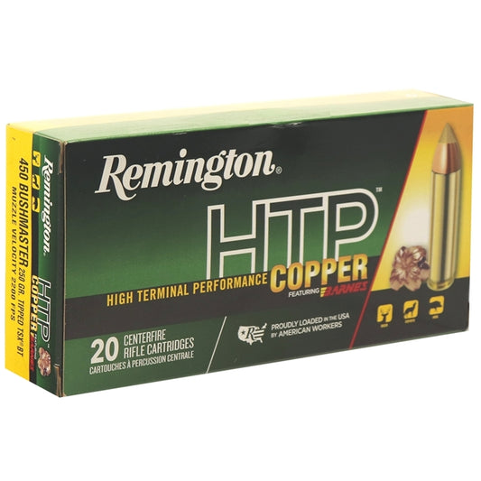 Remington HTP Copper 450 Bushmaster Ammo 250 Grain Barnes TTSX