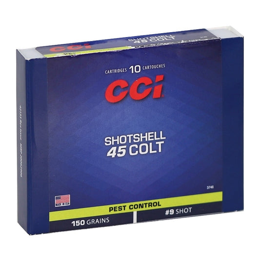 CCI Shotshell 45 Long Colt Ammo 150 Grain #9 Shot