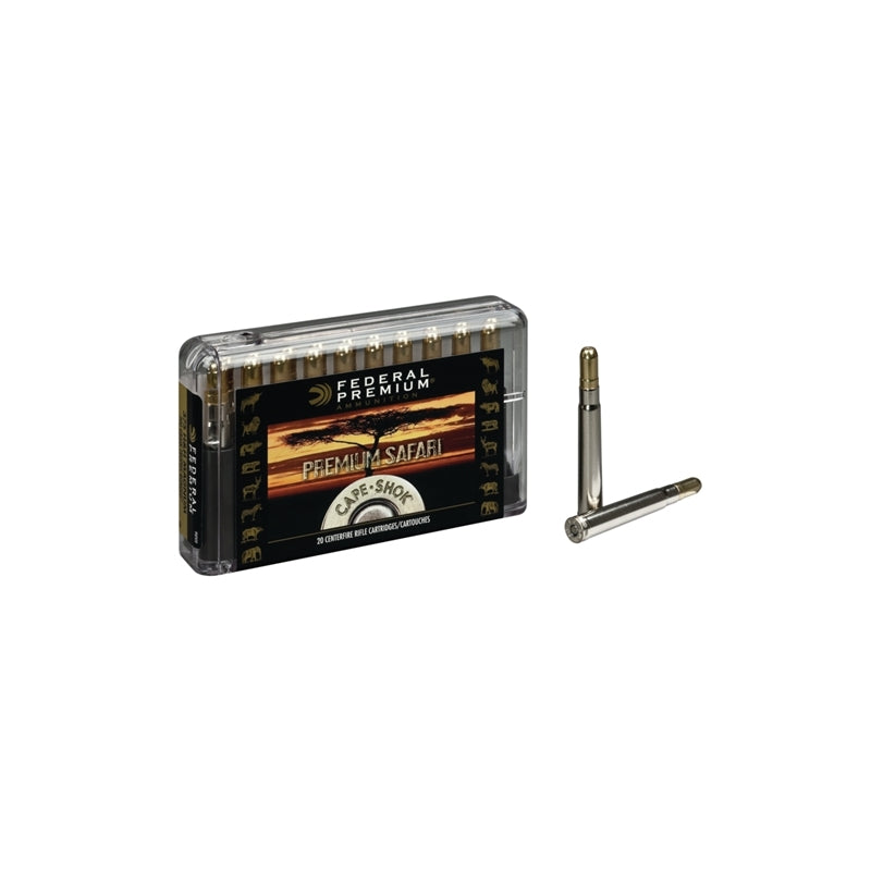 Federal Cape-Shok 416 Rigby Ammo 400 Grain Trophy Bonded Sledgehammer Solid