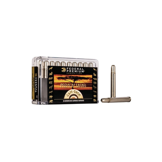 Federal Cape-Shok 458 Lott Ammo 500 Grain Trophy Bonded Bear Claw