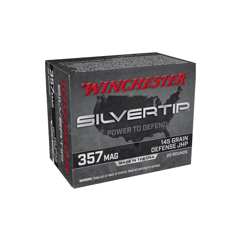 Winchester Silvertip 357 Magnum  Ammo 145 Grain Silvertip Hollow Point