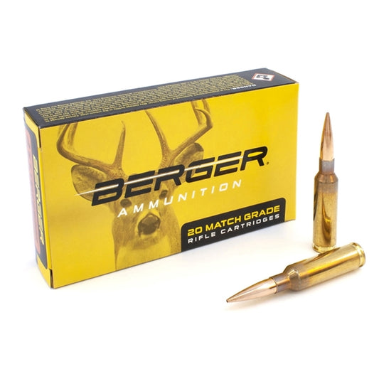 Berger Match Grade 6.5 Creedmoor Ammo 156 Grain EOL Elite Hunter