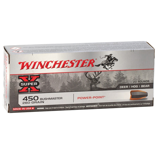 Winchester 450 Bushmaster Ammo 260 Grain Power Point