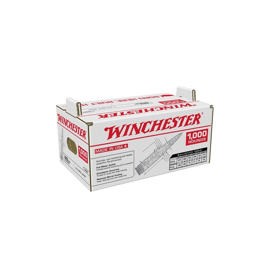 Winchester 223 Remington Ammo 55 Grain FMJ Bulk 1000 Rounds