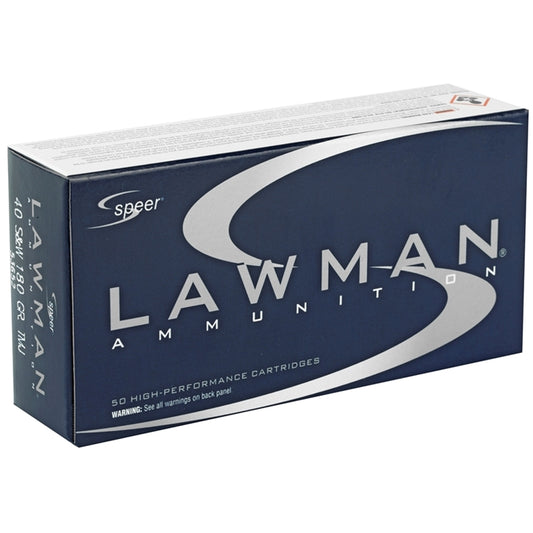 Speer Lawman 40 S&W Ammo 155 Grain Total Metal Jacket