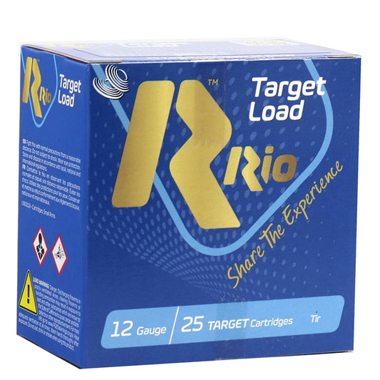 Rio Target Load 12 Gauge Ammo 2 3/4"  1 1/8 oz #8 Shot - 250 Rounds