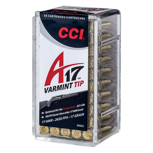 CCI 17 HMR Ammo 17 Grain Varmint Tip A17