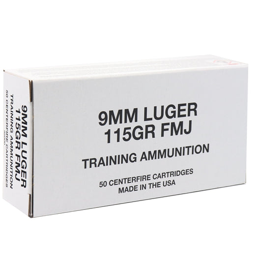 CCI Blazer Training 9mm Luger Ammo 115 Grain Full Metal Jacket