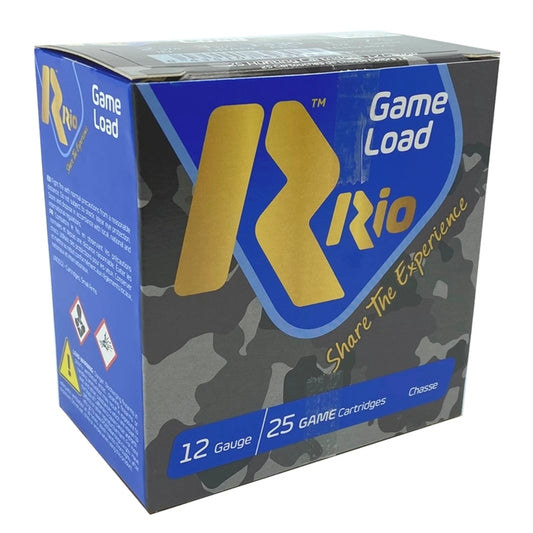 Rio Top Game HV 12 Gauge Ammo 2 3/4" 3 3/4 dr 1 1/4 oz #7.5 Shot 250 Rounds