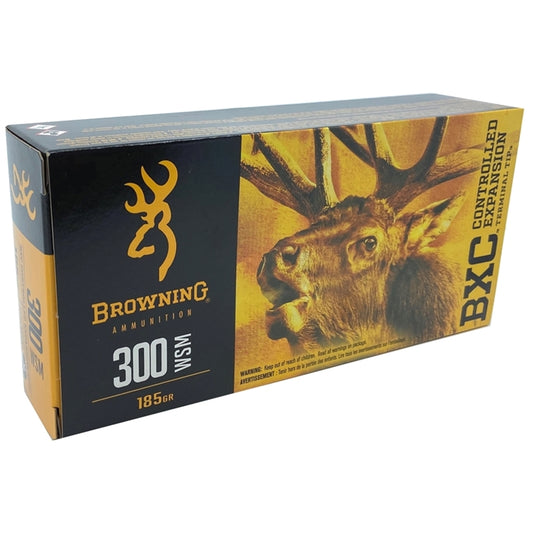 Browning BXC 300 WSM Ammo 185 Grain Terminal Tip