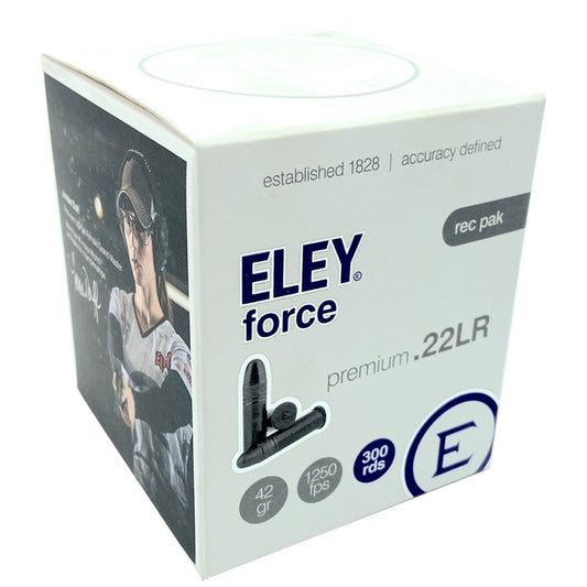 Eley Force 22 Long Rifle Ammo 42 Grain Lead Round Nose