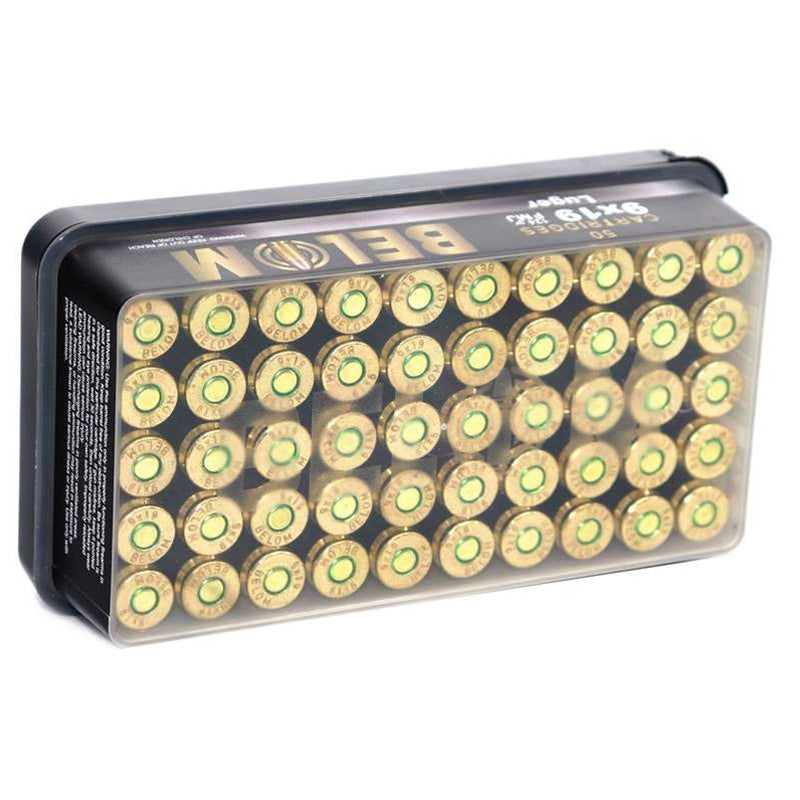 Belom 9mm Luger Ammo 124 Grain Full Metal Jacket