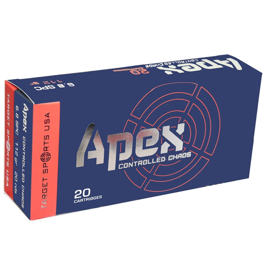 Target Sports USA APEX 6.8 SPC Ammo 112 Grain HP Controlled Chaos