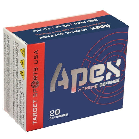 Target Sports USA APEX 380 Auto Ammo 65 Grain Xtreme Defense