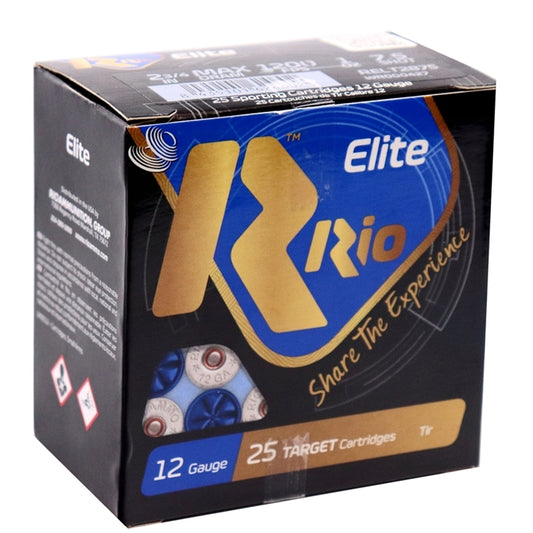 Rio Elite Target 12 Gauge Ammo 2 3/4" 1 oz #7.5 Shot 250 Rounds