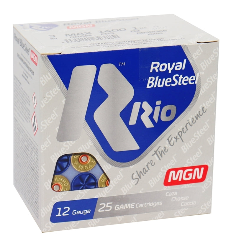 Royal BlueSteel MGN 12 Gauge Ammo 3" 1-3/8oz #4 Shot 250 Rounds