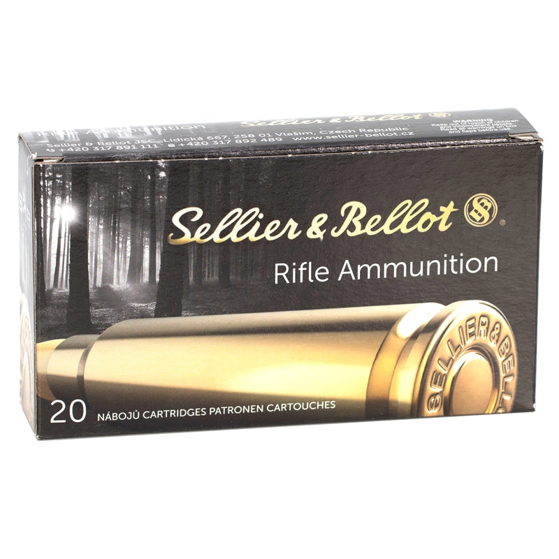 Sellier & Bellot 308 Winchester Ammo 180 Grain Semi-Jacketed Soft Point