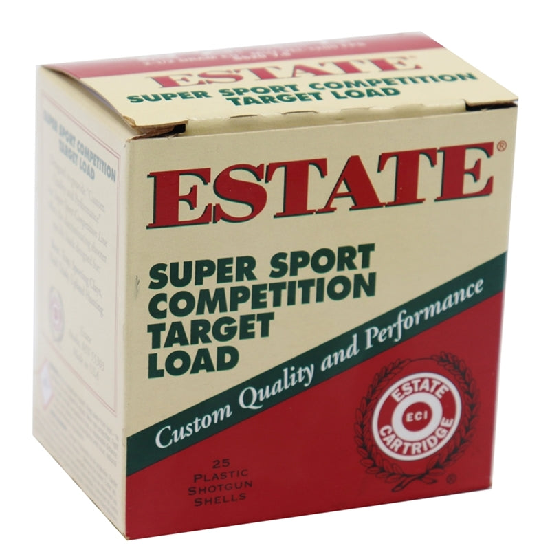 Estate Cartridge Super Sport Competition 20 Gauge Ammo 2-3/4" 7/8 oz #7.5 Shot Target Load 250 Rounds