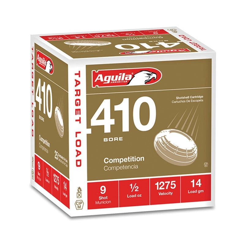 Aguila Target Load 410 Gauge Ammo 2 1/2" 1/2 oz #9 Shot